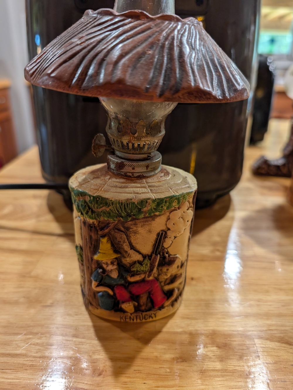 Vintage Miniature Kentucky Hillbilly Oil Lamp
